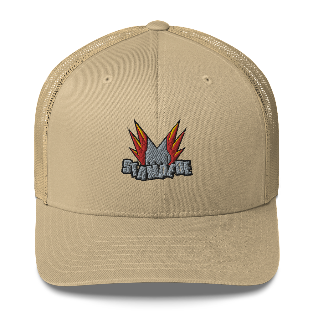 Zoo Jitsu Fighters Stampede Trucker Hat - Animal-Themed Baseball Cap for MMA Fans - Perfect for Gym, Streetwear & Anime Conventions