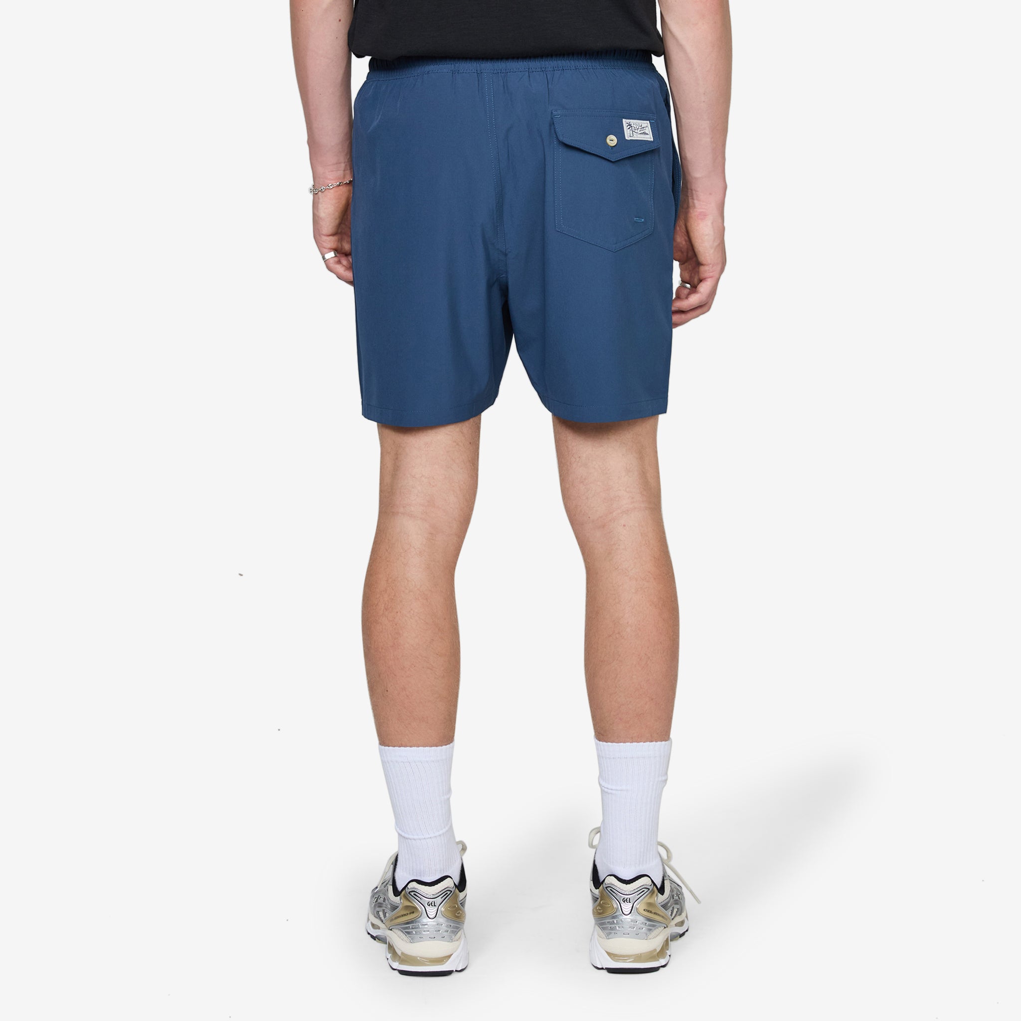 5.75 Inch Classic Swim Trunks for Men - Quick Dry Beach Shorts with Mesh Liner, Clancy Blue - Perfect for Swimming, Vacation & Summer Outdoor Activities