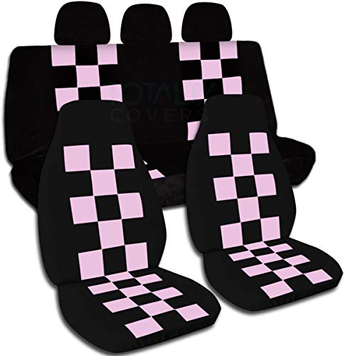 Black and Cute Pink Checkers