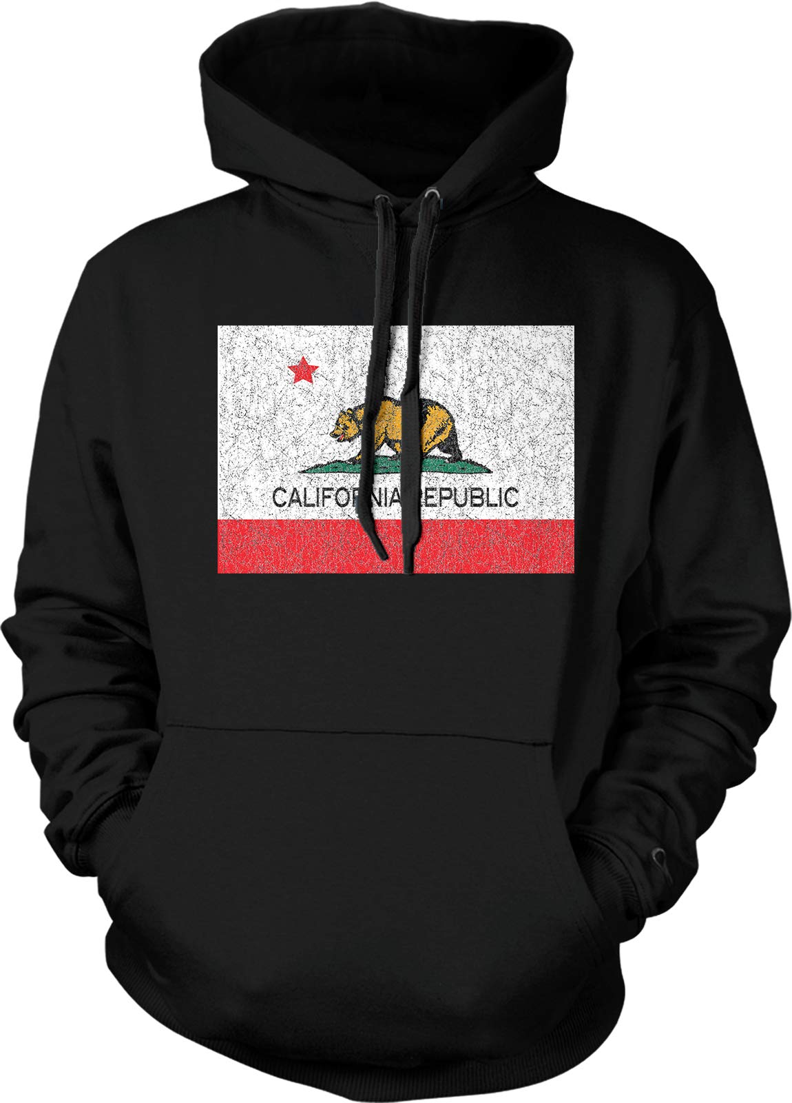 Vintage California State Flag Hoodie - Distressed Cali Flag Pullover Sweatshirt for Men & Women | Perfect for Casual Wear, Sports Events & State Pride