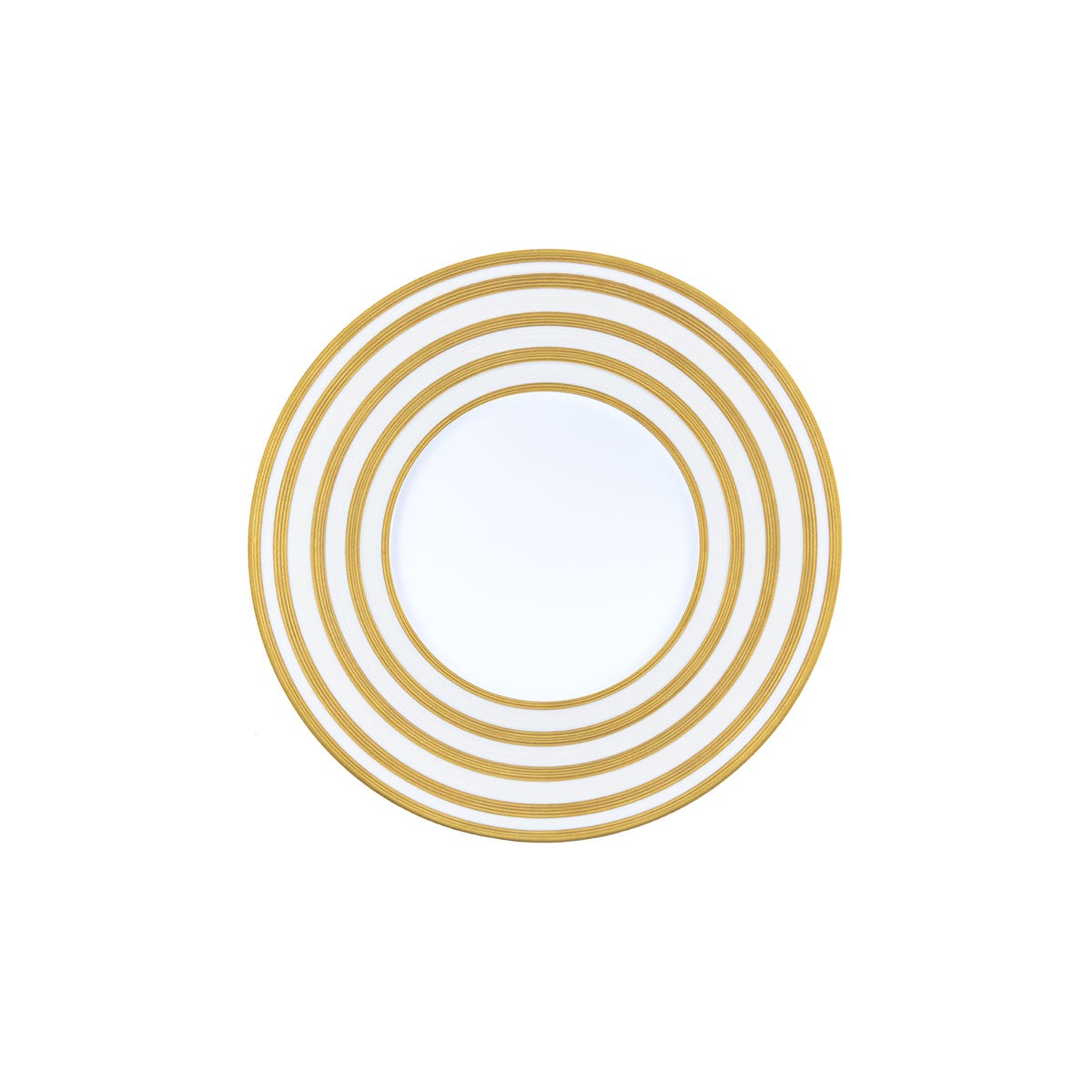 Hemisphere Gold Stripe Salad Plate - Elegant Dinnerware for Restaurants, Weddings & Home Entertaining - Perfect for Appetizers, Desserts & Party Serving