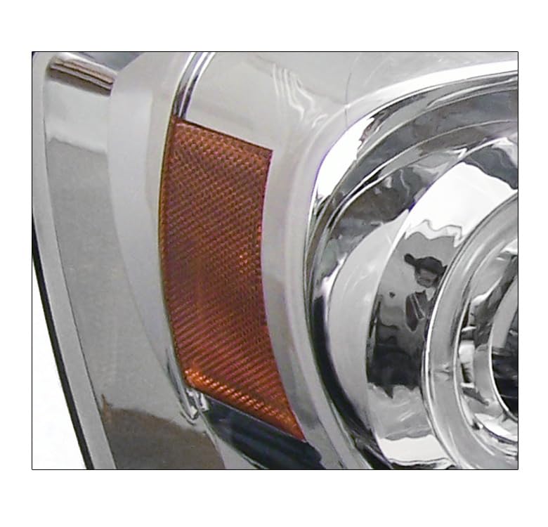 Dodge Ram Halo LED Projector Headlights - Clear Lens for 2015-2025 Models (Pair) | Bright White Light for Night Driving & Off-Road Adventures