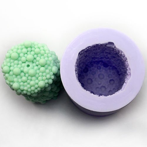 Premium Silicone Bubble Cylinder Candle Molds - DIY Candle & Soap Making Kit for Home Decor, Wedding Centerpieces, Spa Gifts & Relaxation Therapy (Set of 6)