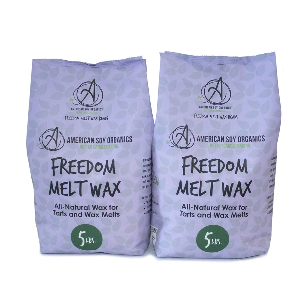 Organic Soy Wax Beads for Candle Making - 10 lbs Natural, Paraffin-Free & Beeswax-Free Wax Melts Supplies - Perfect for DIY Tarts, Tealights, Wax Melts and Cubes - Ideal for Home Fragrance, Aromatherapy & Gift Making