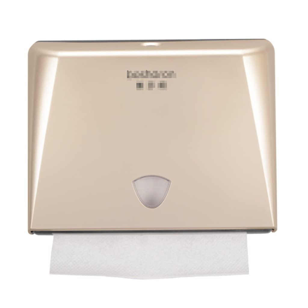 Wall Mount DMLZB C-Fold & Multifold Paper Towel Dispenser - Gold Commercial/Home Bathroom Hand Towel Holder for Restaurants, Offices & Kitchens
