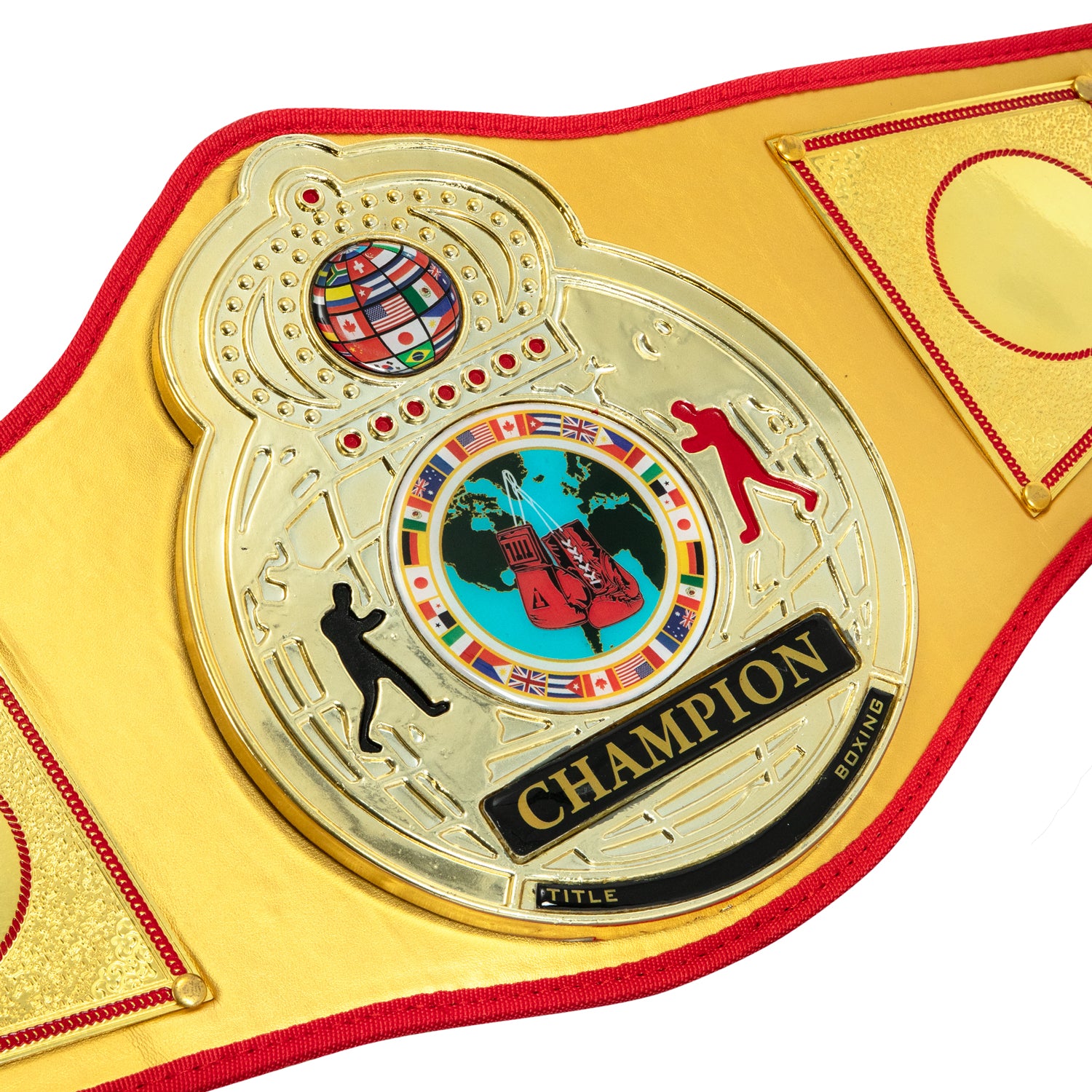 TITLE Boxing Gold Flash Championship Belt - Premium Boxing Accessory for Training & Competitions | Perfect for Boxing Gyms, Fighters & Collectors