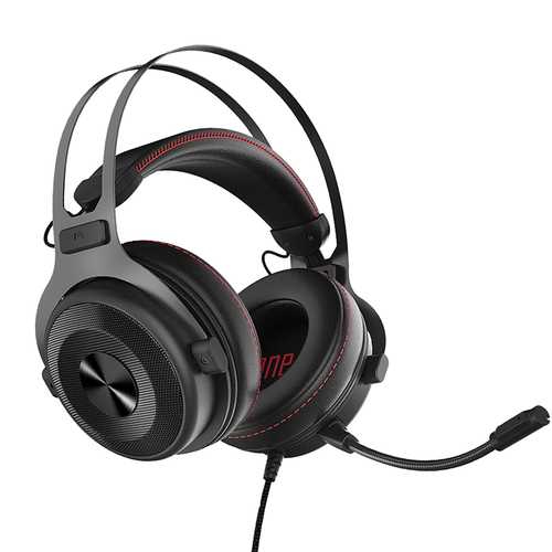 Ajazz TheOne 7.1 Channel Surround Sound USB Gaming Headset with 3.5mm Jack & Independent Sound Card - Perfect for PC Gaming, Streaming & Competitive Esports