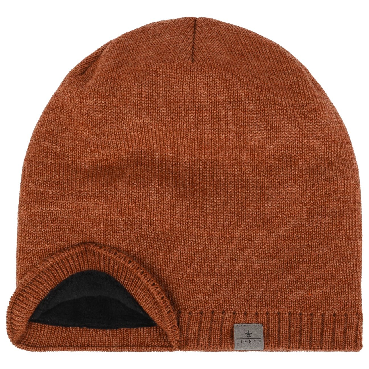 Lierys Fine Merino Classic Oversize Beanie Hat - Soft Wool Winter Hat for Men & Women - Perfect for Skiing, Hiking & Cold Weather Activities