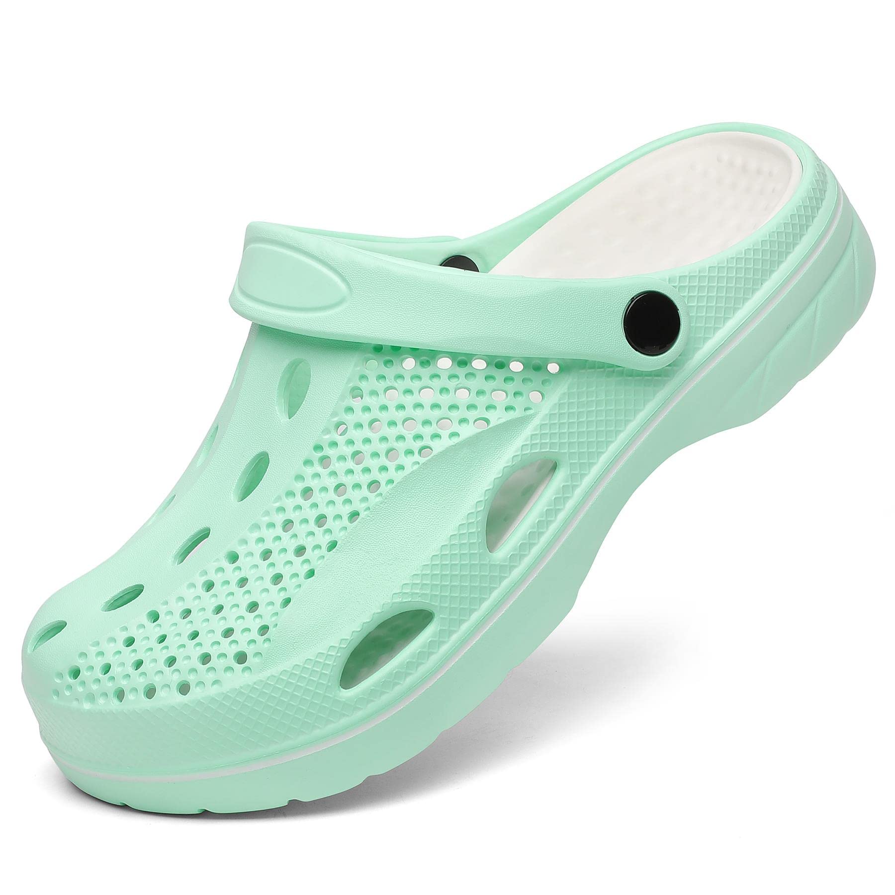 **SOSOWHLTE Arch Support Clogs for Men & Women – Slip-On Garden Shoes with Removable Cushion Insole – Comfortable Outdoor Beach Slippers for Walking, Gardening & Relaxation**