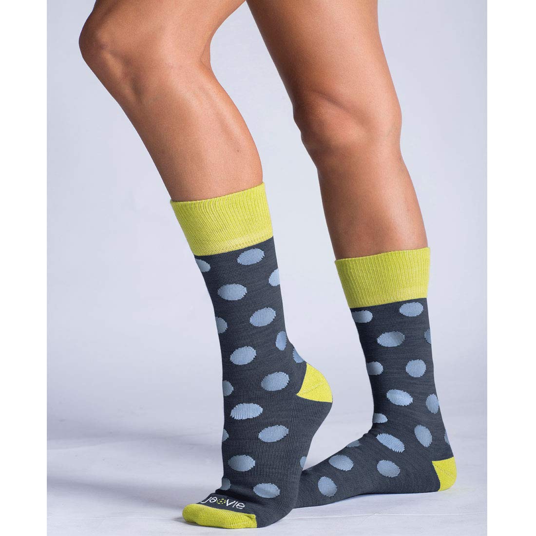 JAVIE Merino Wool Crew Socks for Men & Women - Ultra Soft Cushioned Arch Support Athletic Socks - Lightweight Hiking & Running Socks - Perfect for Workout, Outdoor Activities & Daily Wear