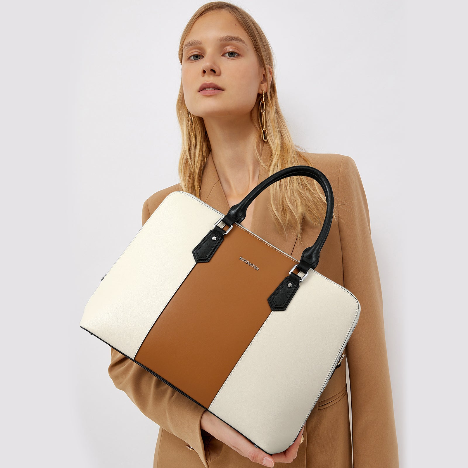 Professional Leather Business Briefcase for Women - Stylish Laptop Bag for Lawyers & Executives - Perfect for Court, Office & Business Meetings