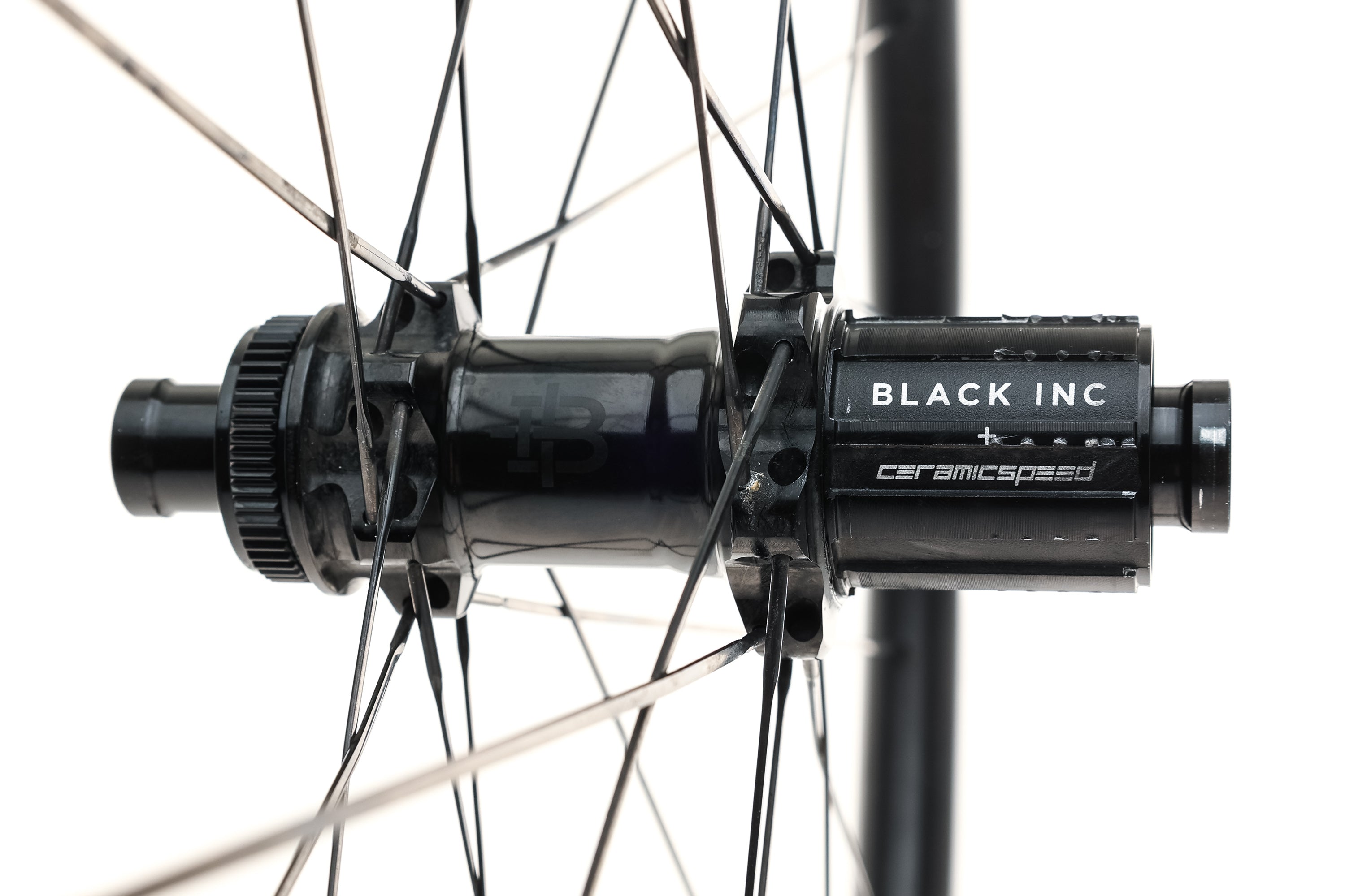 Black Inc Thirty Carbon Tubeless 700c Rear Wheel - Lightweight & Durable Road Bike Wheel for Racing & Performance Cycling