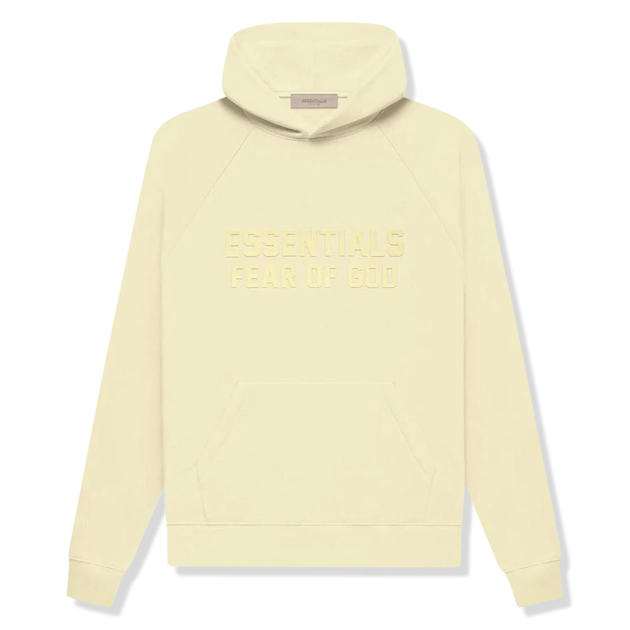 Fear Of God Essentials Canary Hoodie (FW22) - Men's Oversized Streetwear Pullover for Casual Wear & Urban Fashion | Perfect for Everyday Outfits and Layering in Cool Weather