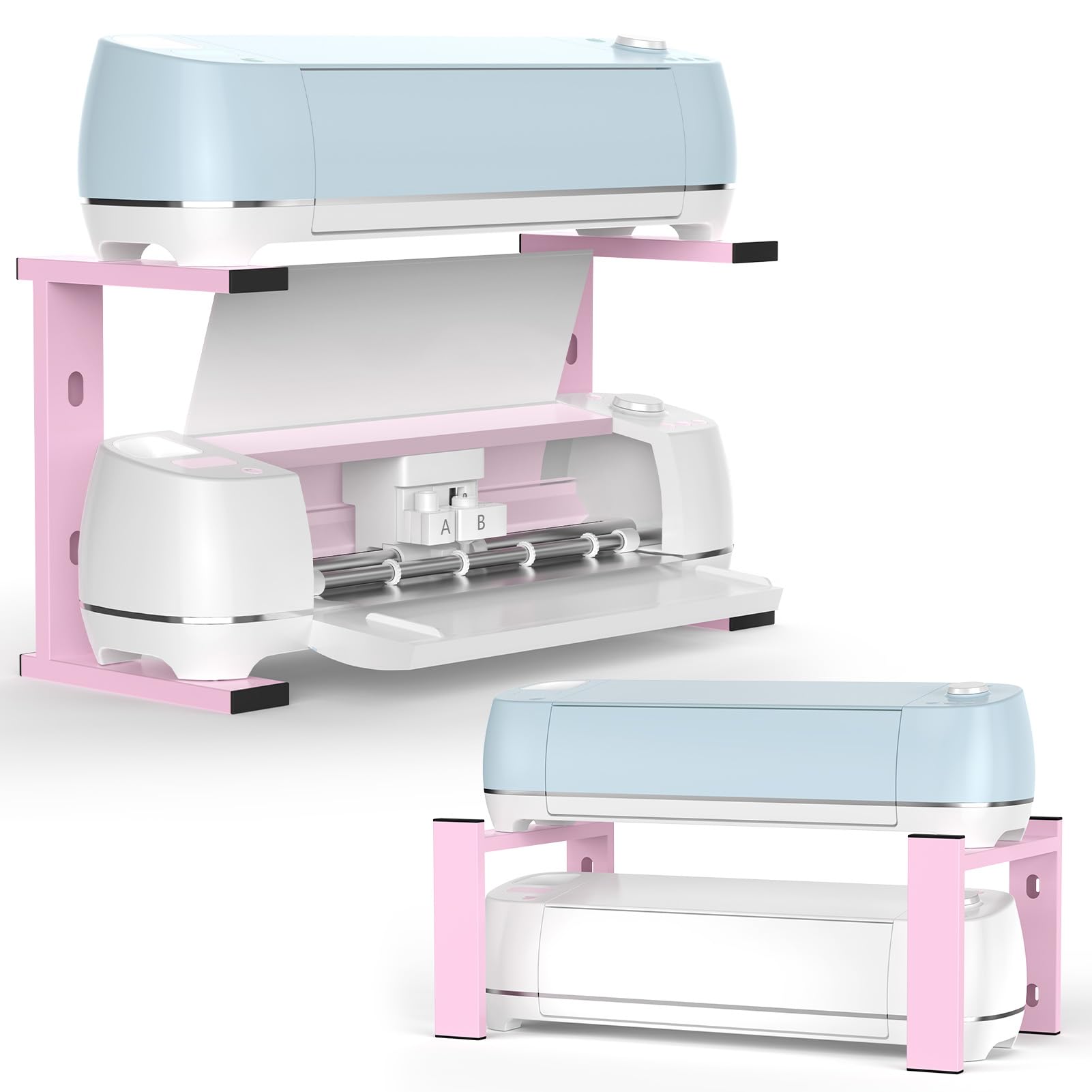2-in-1 Stand Legs for Cricut Maker 3/Maker/Explore 3/Explore Air 2 - Dual Machine Operation & Craft Room Organizer - Perfect for Scrapbooking, Vinyl Cutting & DIY Craft Projects