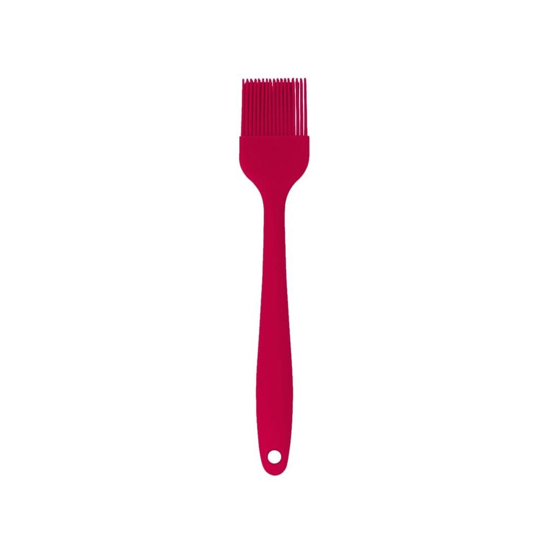 Danesco 1366501RD 10-Pack Silicone Basting Brushes - Heat Resistant Kitchen Cooking Brush Set for Basting, Grilling, Baking & BBQ - Red
