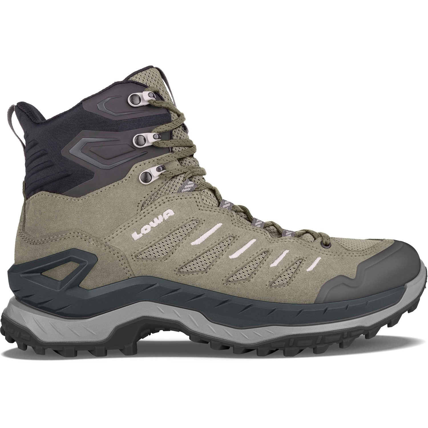 Lowa Men's Innovo Mid Hiking Boots - Waterproof & Durable Outdoor Boots for Trekking, Backpacking & Mountain Climbing | Ideal for Hiking Trails & Rough Terrains