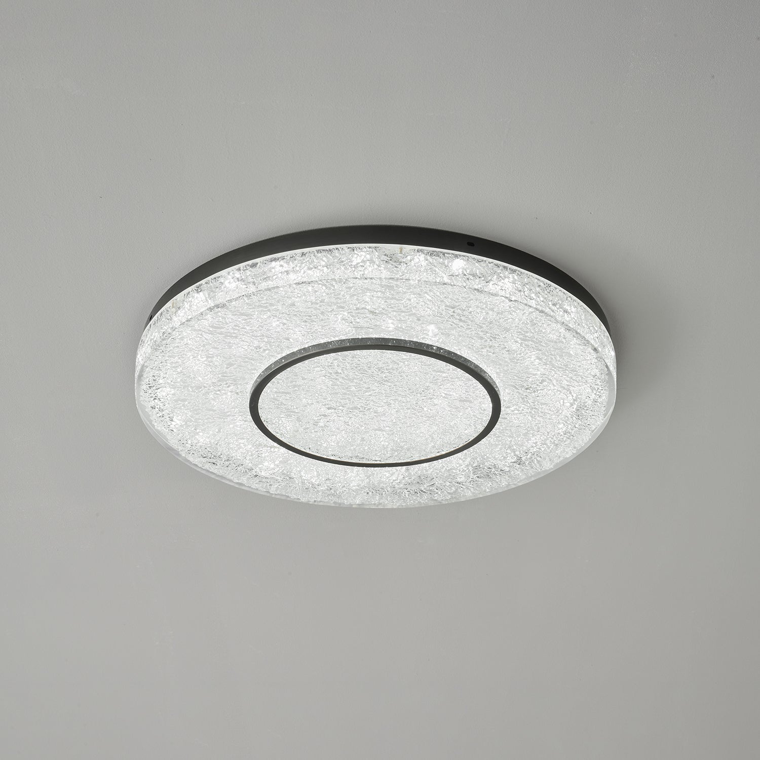 Mysterious Circle Ceiling Light Fixture - Modern LED Flush Mount Lighting for Bedroom, Living Room, Dining Room & Office