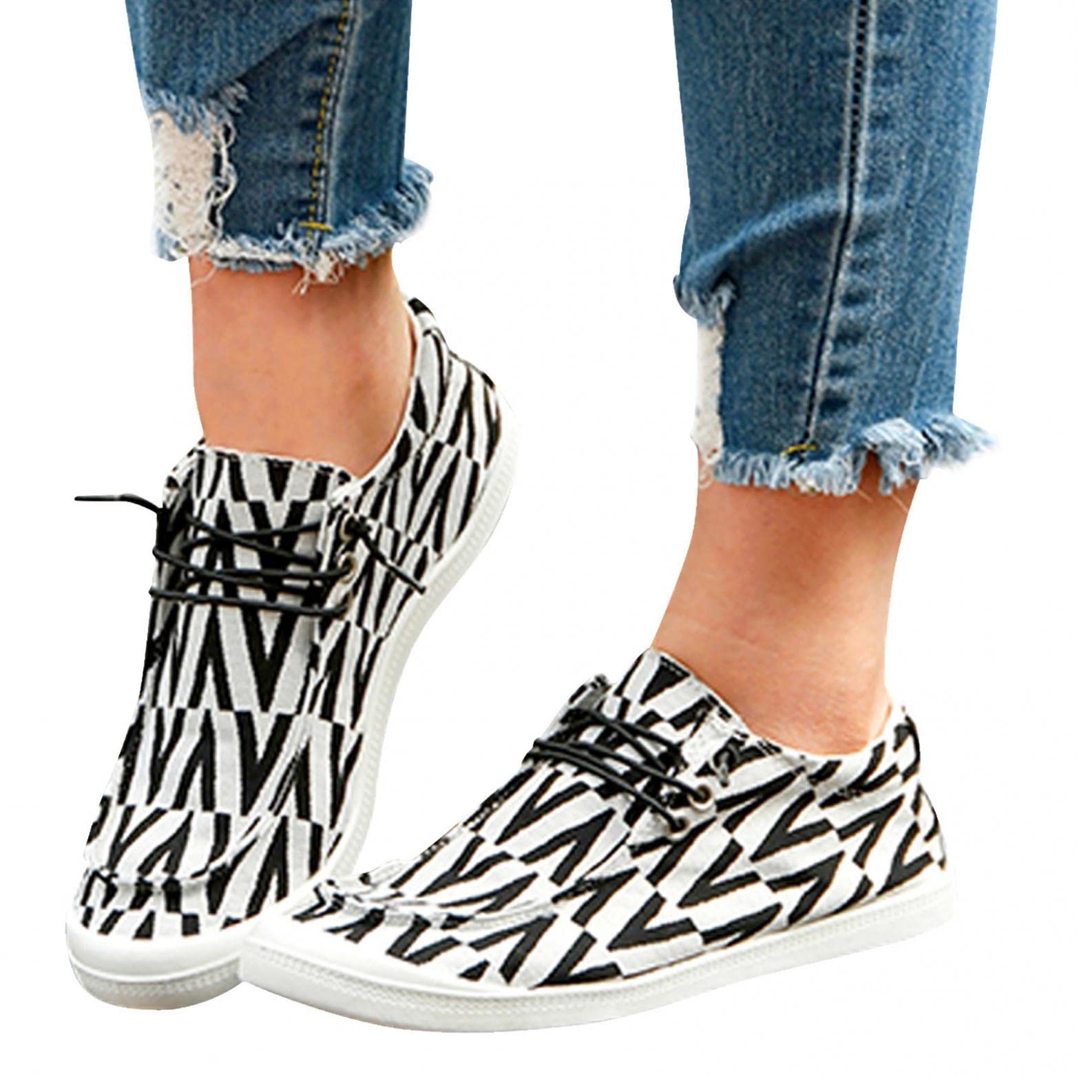 Women's Slip On Shoes - Soft Lightweight Casual Walking Shoes with Breathable Design for Comfort & Style | Perfect for Everyday Wear, Travel & Errands