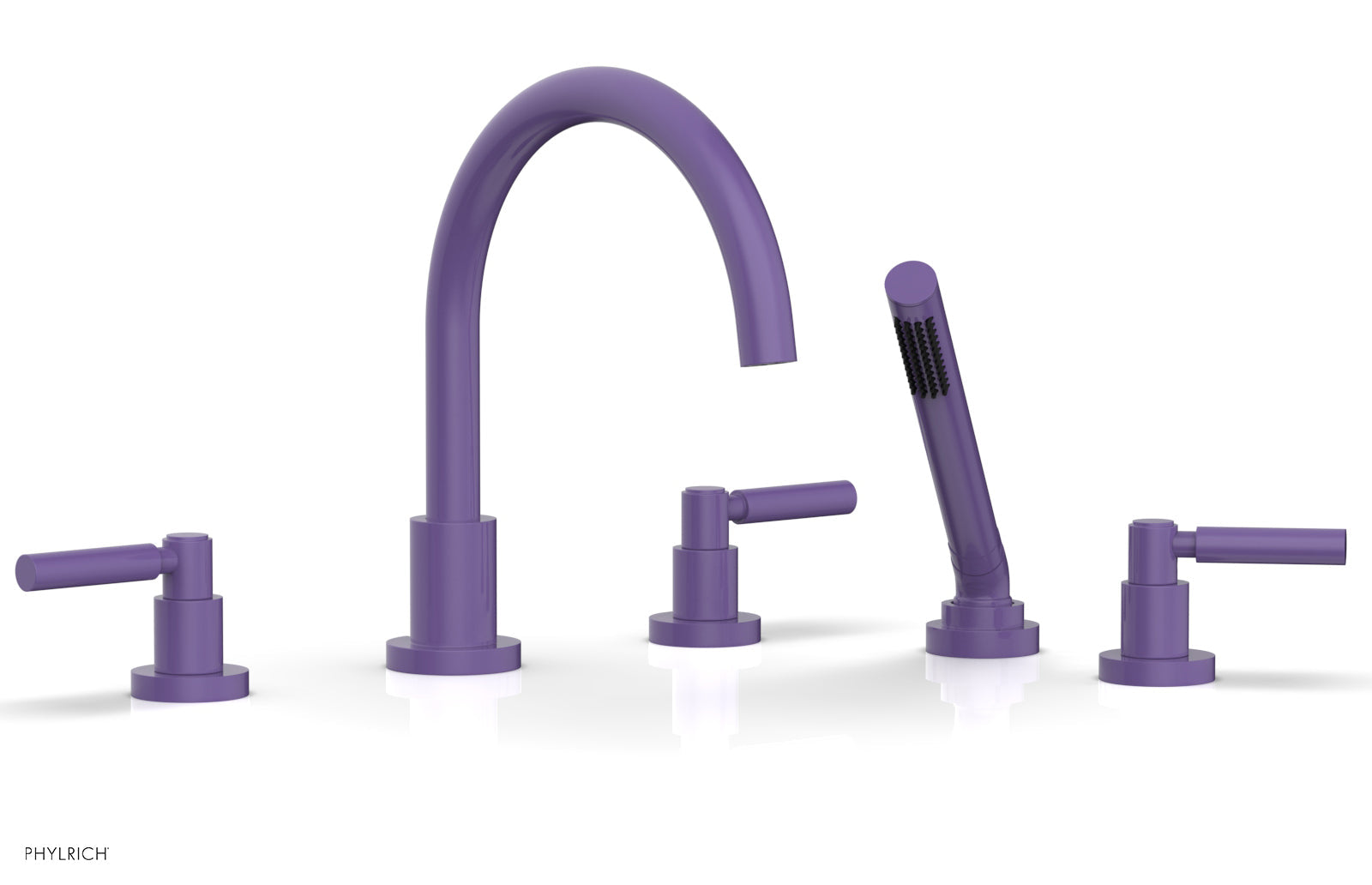 Premium Deck Tub Set with Hand Shower & Lever Handles D2130C1 - Perfect for Outdoor Showers, Poolside Bathing, and Garden Relaxation
