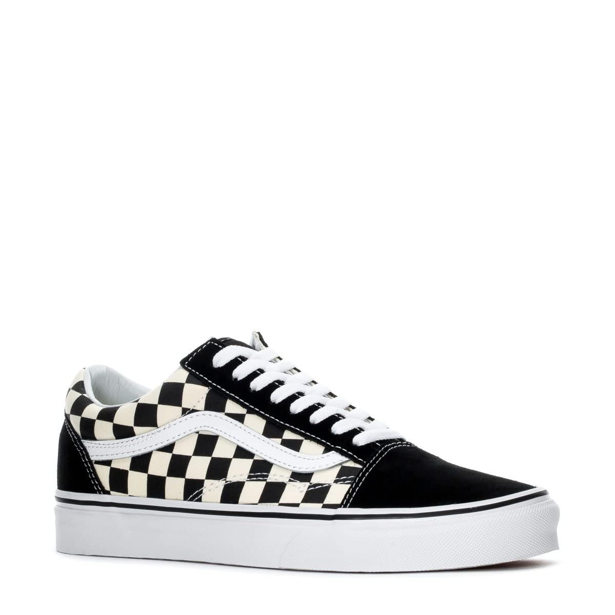 Vans Old Skool Sneakers for Men & Women - Classic Black/White Checkered Skate Shoes Size 8 | Comfortable Casual & Streetwear Fashion for Everyday Wear, Skateboarding & Urban Lifestyle