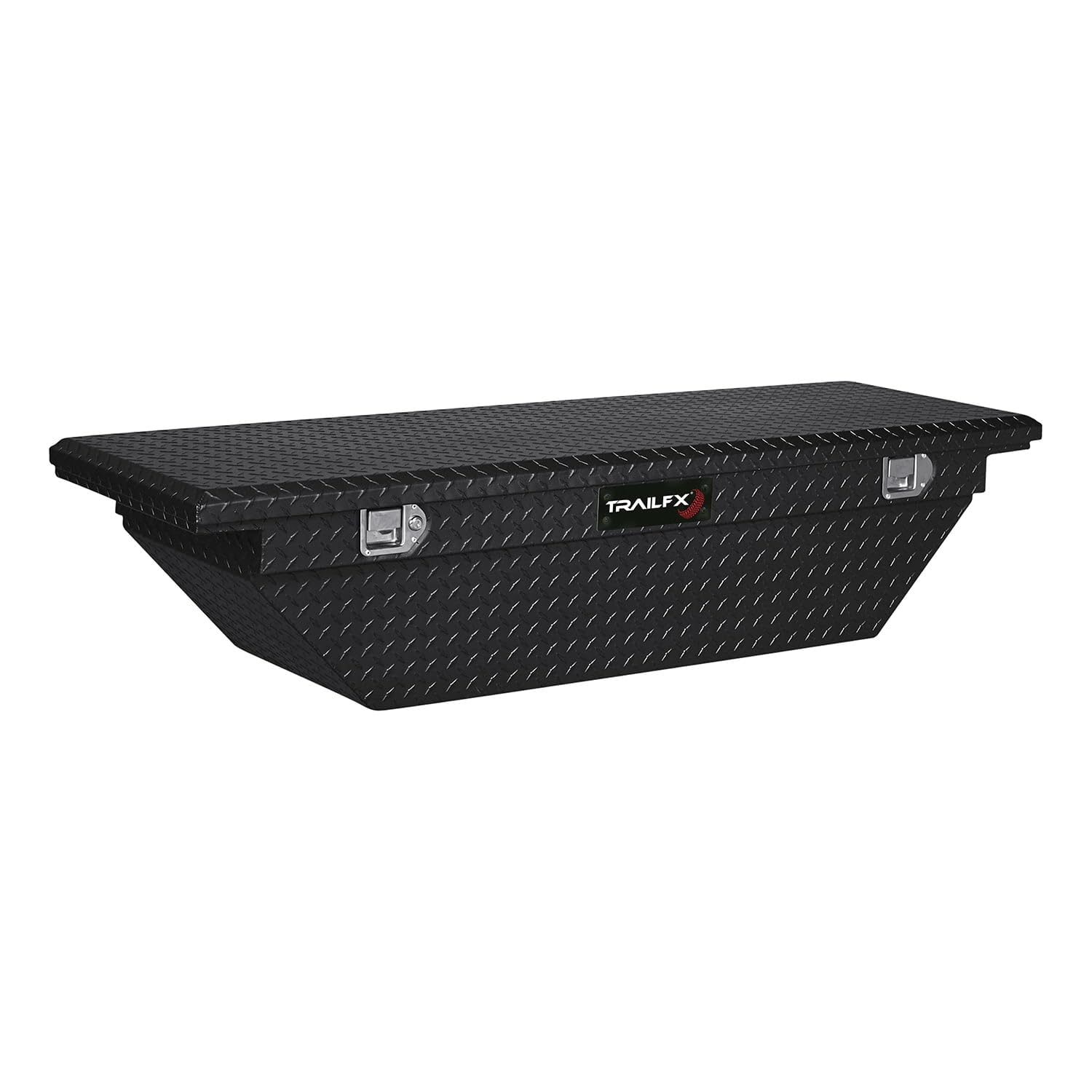 TRAILFX 63-Inch Black Single Crossover Toolbox for Trucks & SUVs - Heavy Duty Storage for Camping, Off-Road & Work Gear