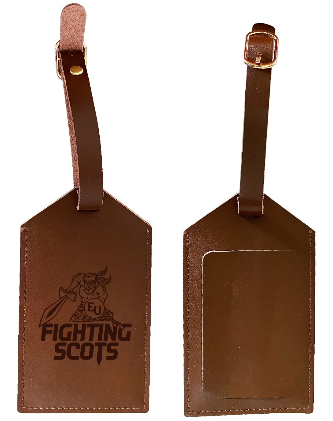 Personalized Engraved Leather Luggage Tag for Travel - Custom Name ID for Suitcases & Bags | Perfect Gift for Graduates, Business Travelers & Frequent Flyers