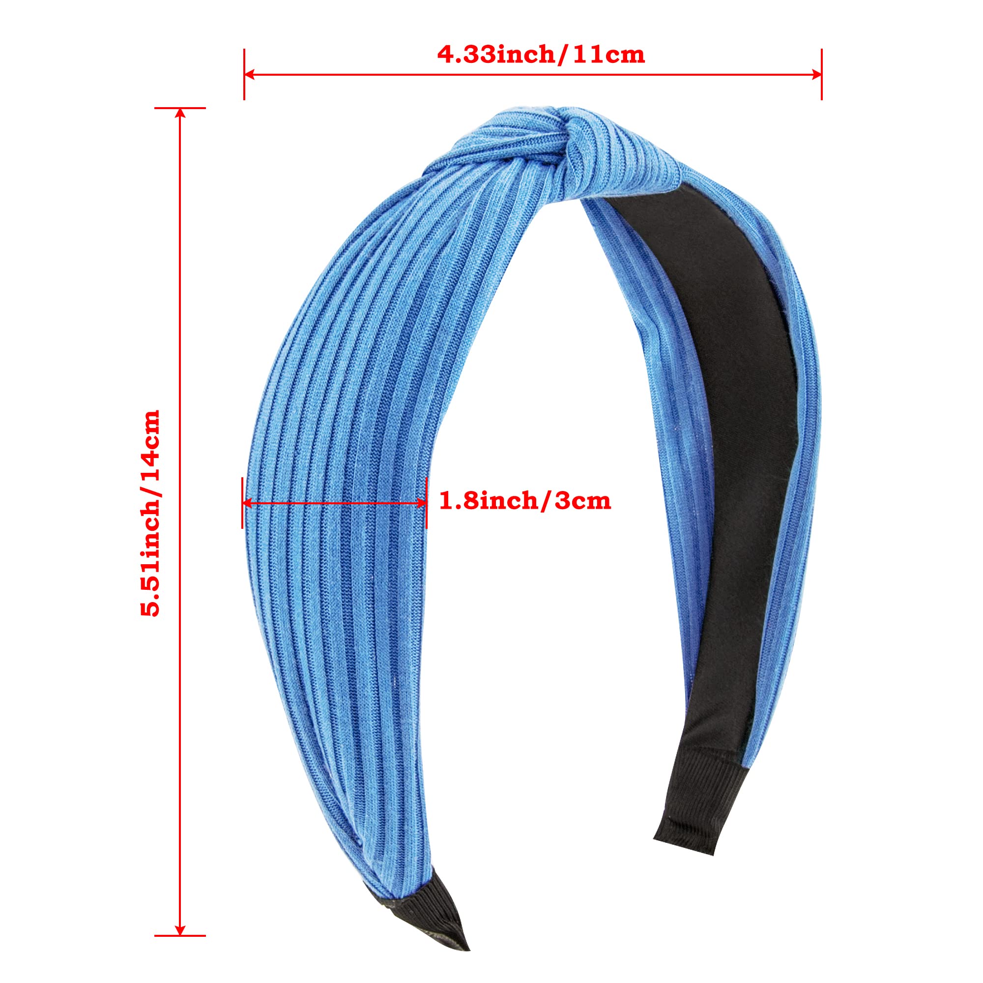 SIQUK 15-Piece Wide Knotted Headbands for Women - Fashion Hair Accessories for Workouts, Yoga, and Everyday Style