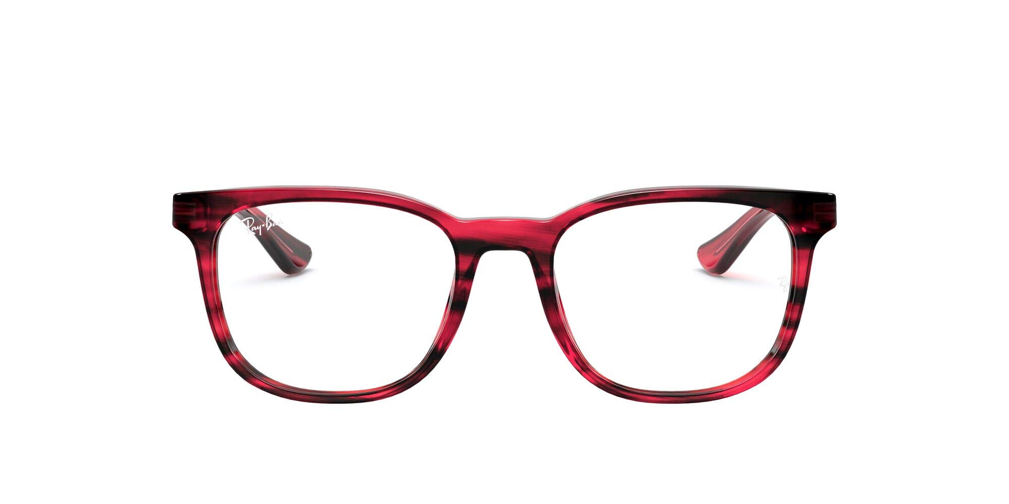 Ray-Ban Rx5369f Low Bridge Fit Square Prescription Eyeglass Frames for Men & Women - Lightweight Comfortable Eyewear for Reading, Work, and Everyday Use