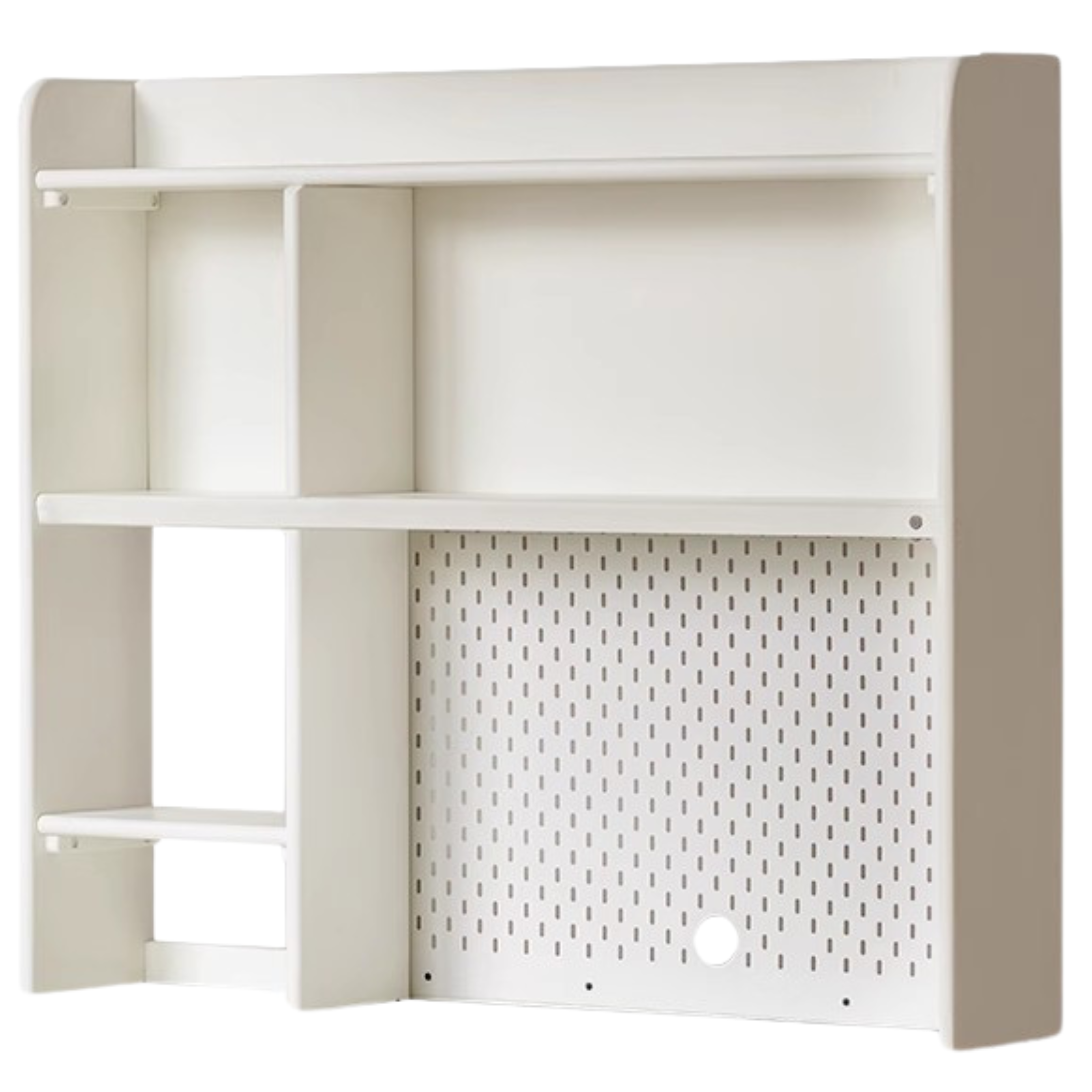 46.4x8.6x38.5 inch / 118x22x98 cm / Warm white color/  study table shelf without light
