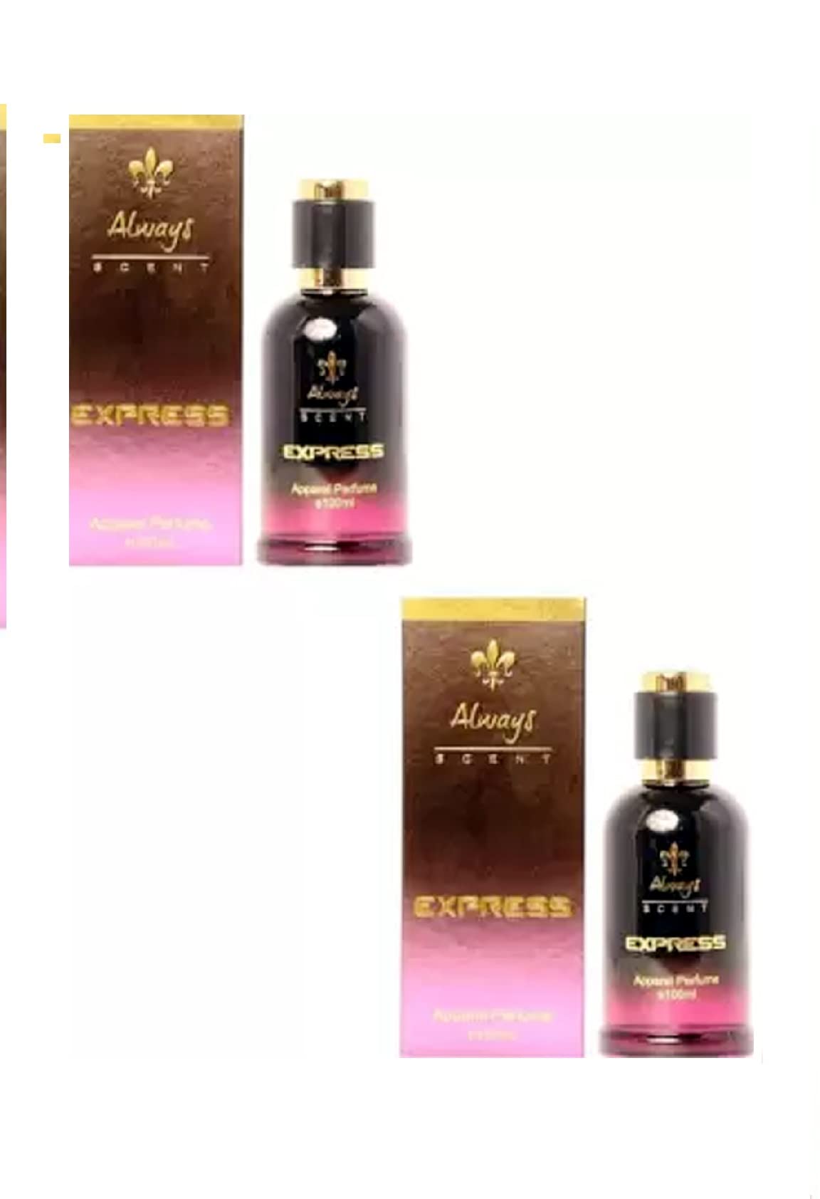 Always Scent Express Apparel Perfume for Men & Women - 100ml Eau de Parfum (Pack of 2) - Long Lasting Fragrance for Daily Wear, Office & Special Occasions