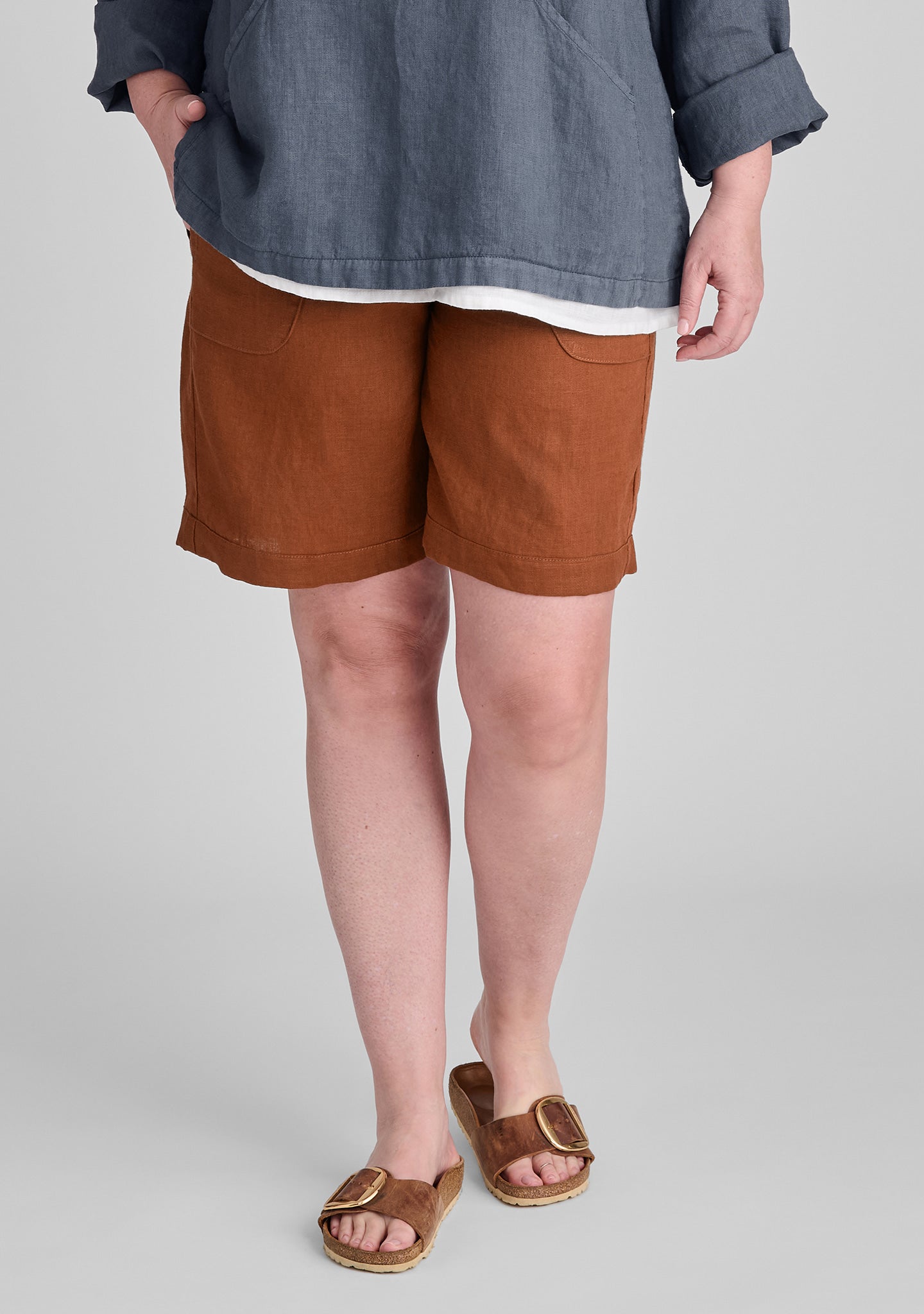 Stylish Linen Shorts for Women - Comfortable & Breathable Summer Shorts | Perfect for Beach, Vacation & Casual Outings