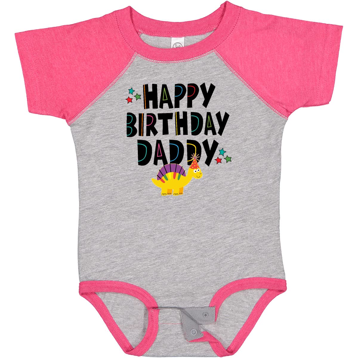 Inktastic Happy Birthday Daddy Baby Bodysuit - Cute Outfit for Birthday Party, Father's Day & Family Celebrations