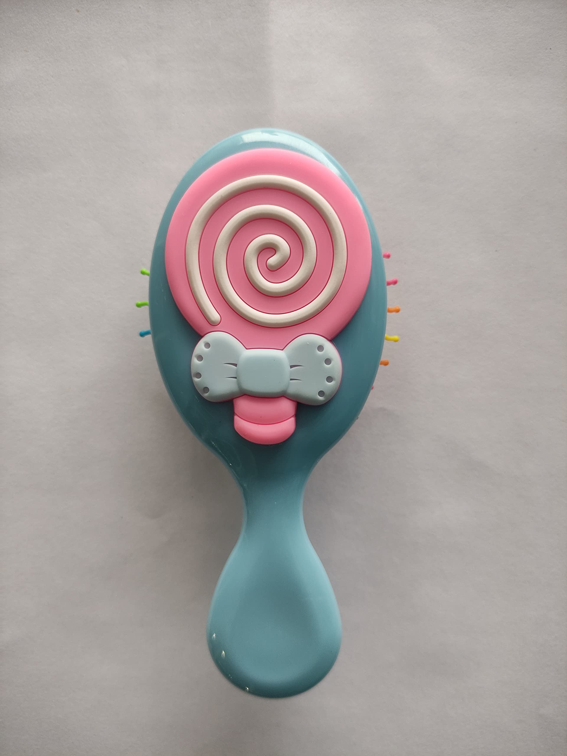 Colorful Candy Baby Hair Comb Brush - Soft Bristles for Newborns & Toddlers - Blue (Perfect for Gifts, Baby Showers & Daily Hair Care)