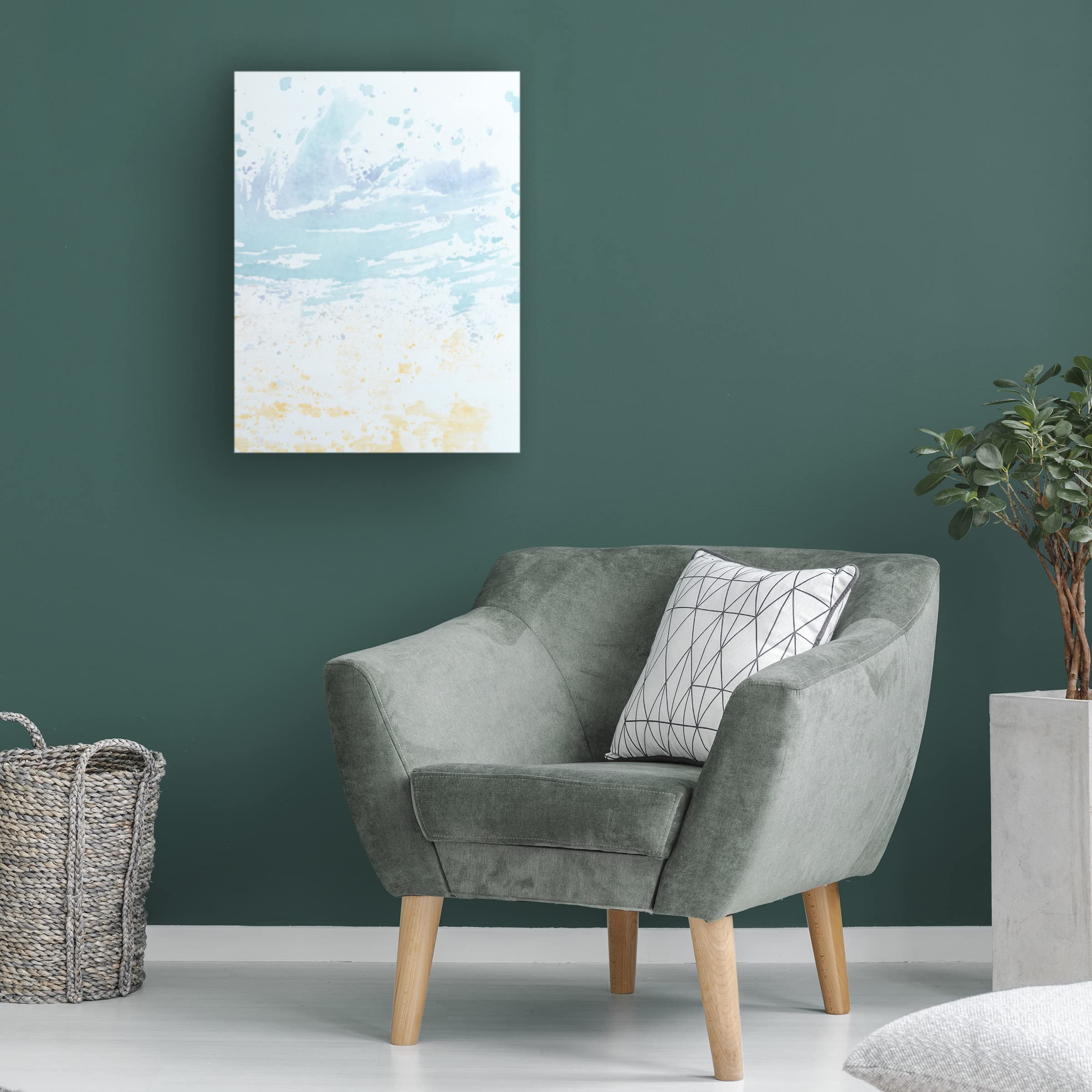 Abstract 040 Canvas Wall Art Print by Jimmy Wood - 24x32 Inches Modern Home Decor for Living Room, Bedroom & Office