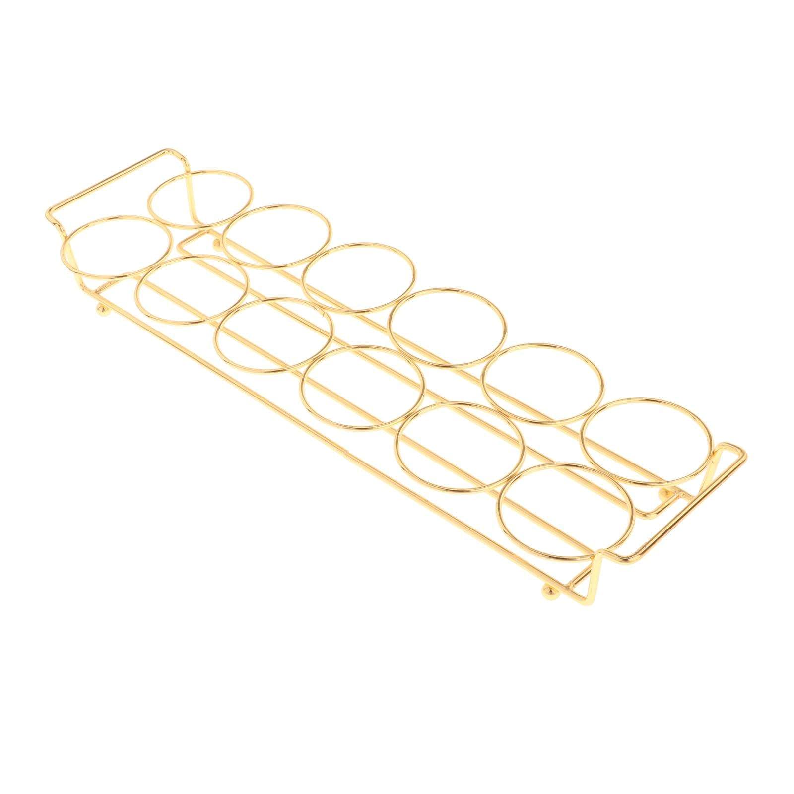 Gazechimp Shot Glass Holder - 12 Hole Bar Tray for Rum Cocktail Display & Serving | Durable Glass Stand & Rack for Pub, Party & Home Entertaining | Perfect for Bartending, Hosting & Drink Organization