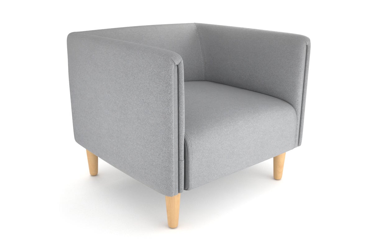 Drej 2.0 Lounge Chair with Square Arms - Modern Single Seater Sofa for Living Room, Bedroom or Office