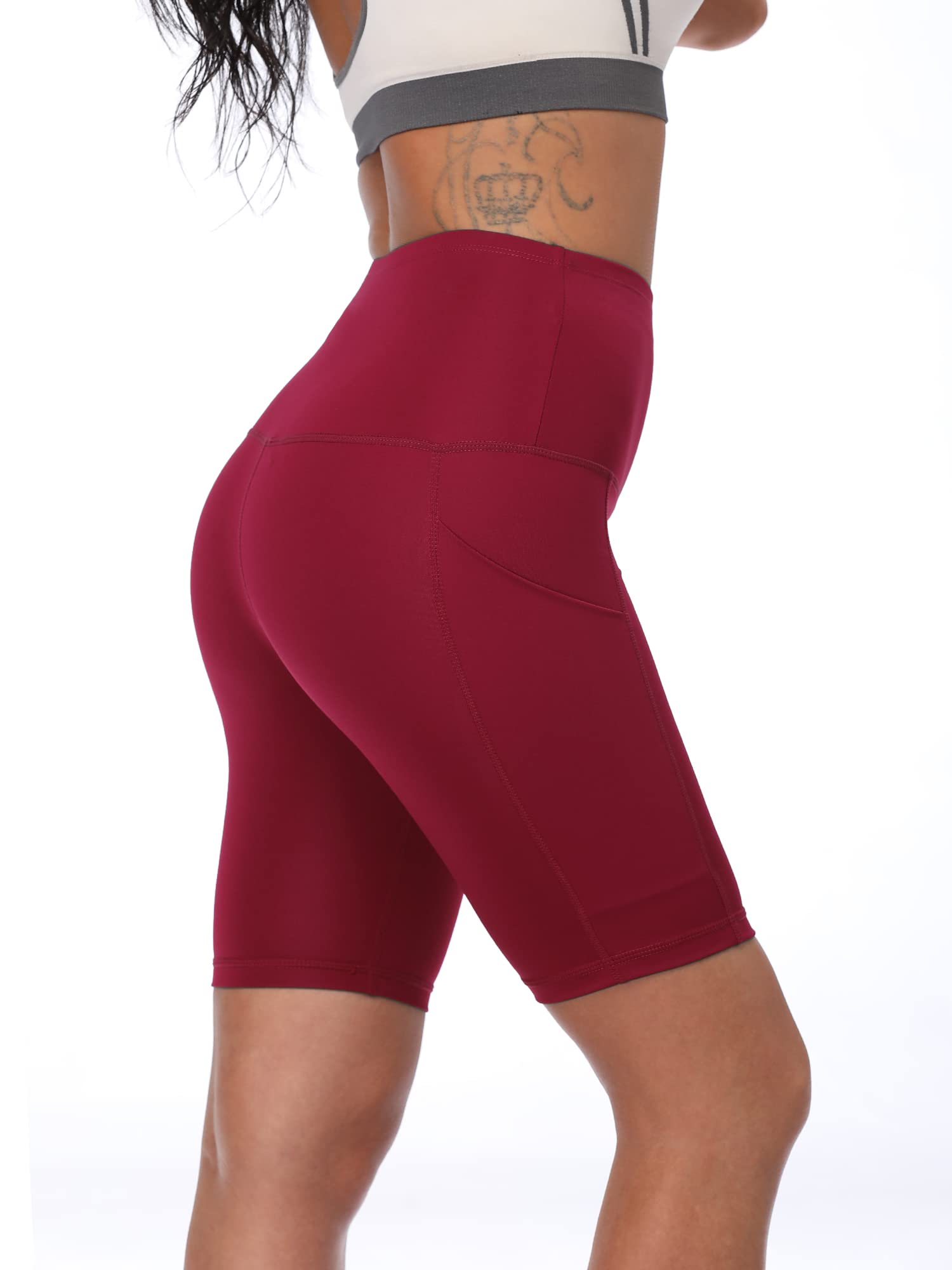 NELEUS Women's High Waist Tummy Control Athletic Shorts - Workout Running Yoga Biker Shorts for Gym & Activewear | Perfect for Fitness, Lounge & Everyday Wear