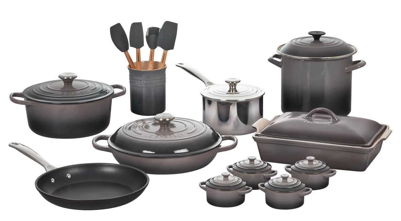 20-Piece Mixed Material Kitchen Utensil Set - Non-Stick Cooking Tools for Baking, Frying & Grilling - Perfect for Home Chefs & Professional Kitchens