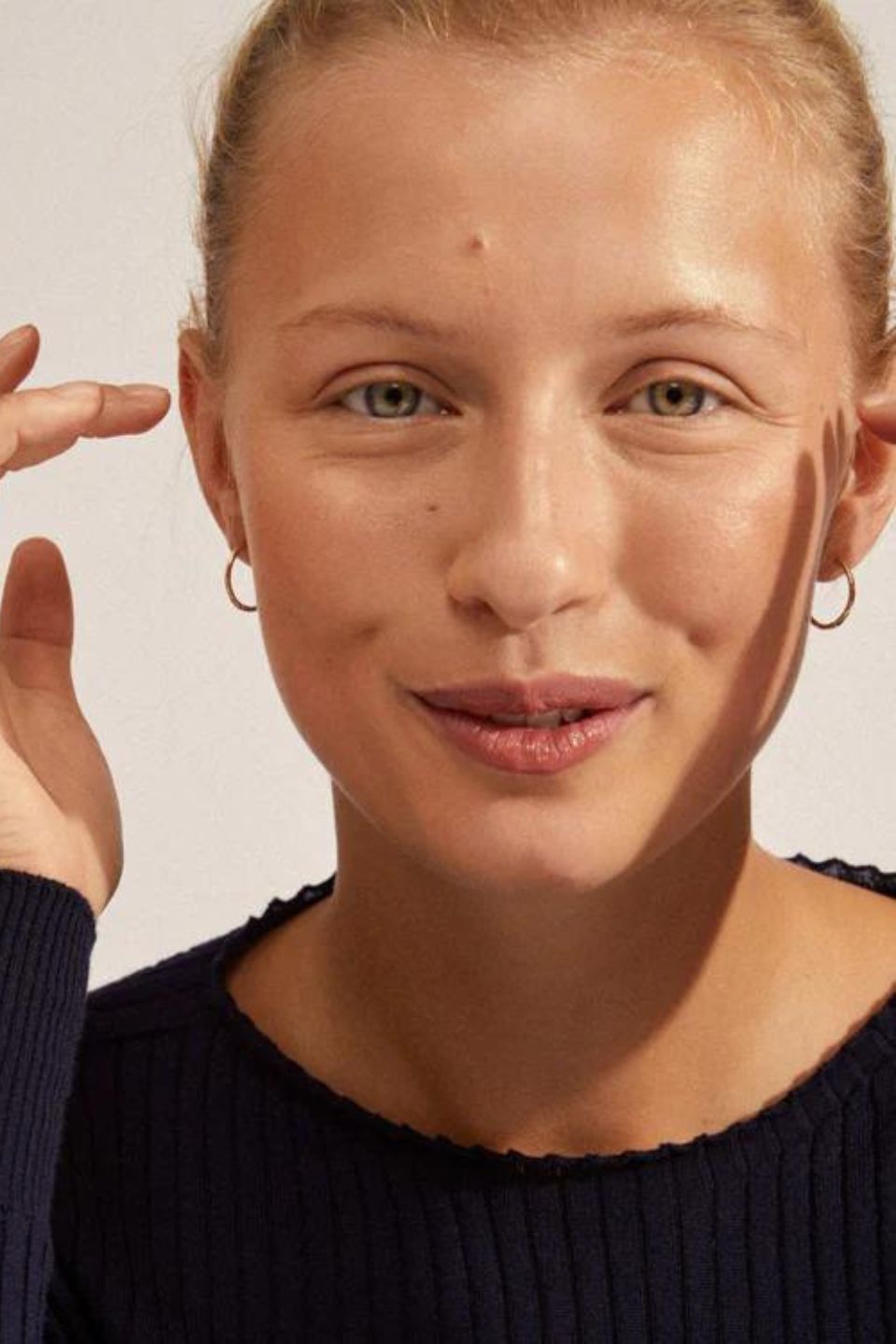 Eanna Medium Hoops Recycled Gold Plated Earrings for Women - Sustainable Fashion Jewelry for Everyday Wear & Special Occasions