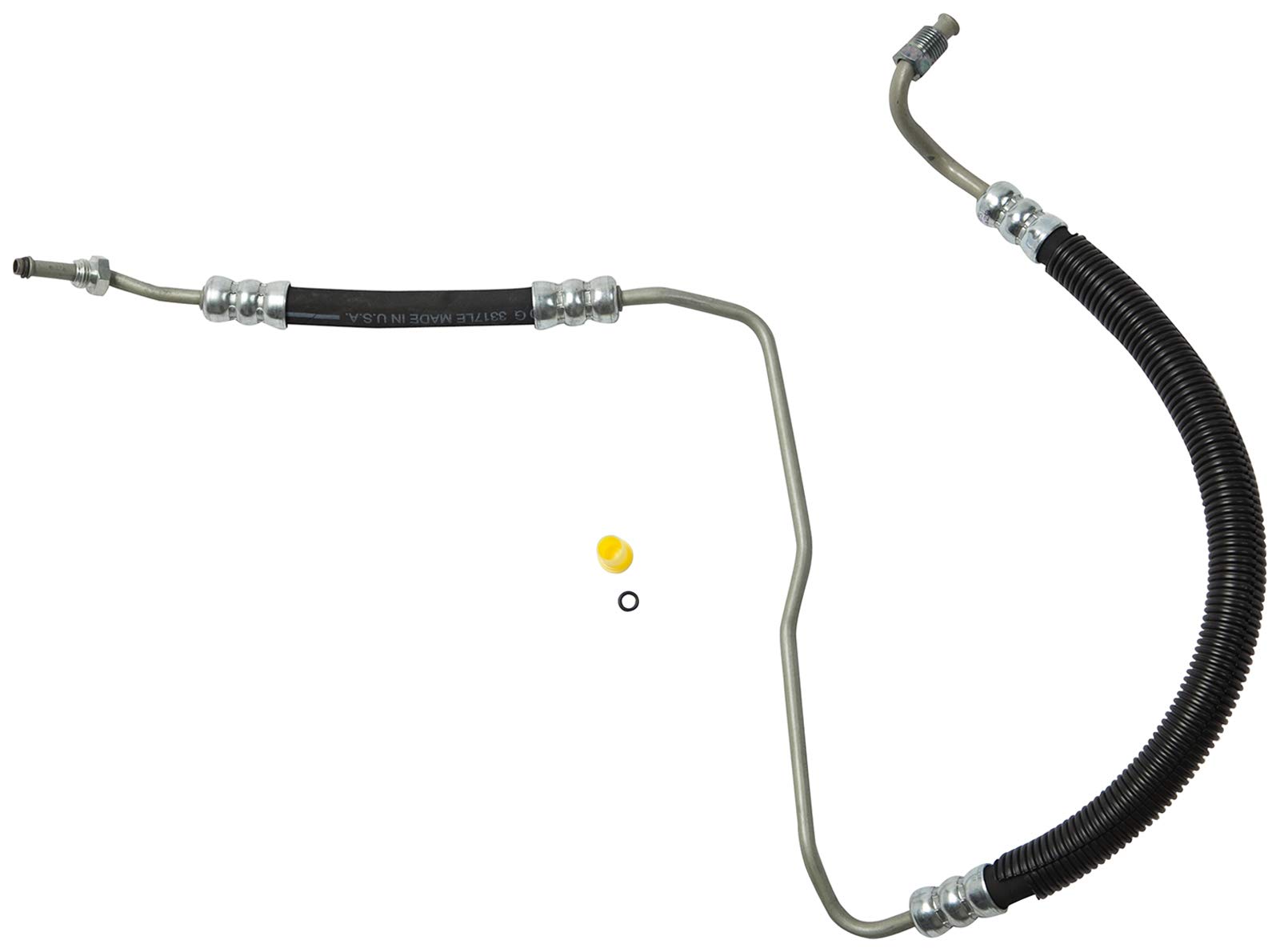 Gates 367420 Power Steering Pressure Line Hose Assembly - High-Performance Replacement for Smooth Steering | Ideal for Trucks, SUVs, and Off-Road Vehicles