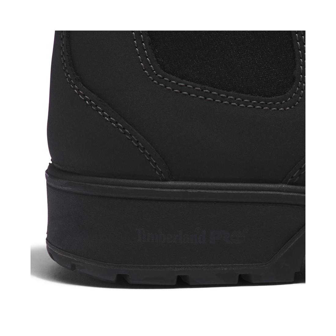 Nashoba Composite Toe Chelsea Work Boots for Men - Black Slip Resistant Safety Shoes - Perfect for Construction, Warehouse & Outdoor Work