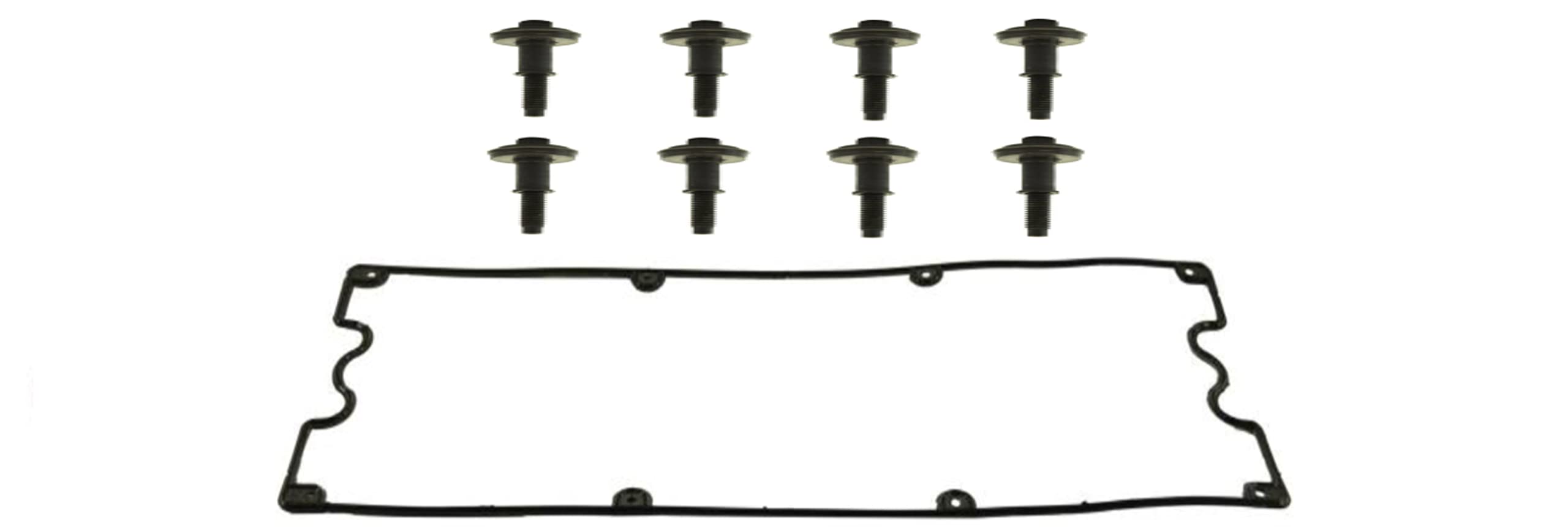 ISX/QSX Valve Cover Gasket Kit with 8 Noise Isolators 3100895 - Compatible with Cummins Engines - Heavy Duty Diesel Truck Replacement Part for Smooth Engine Performance