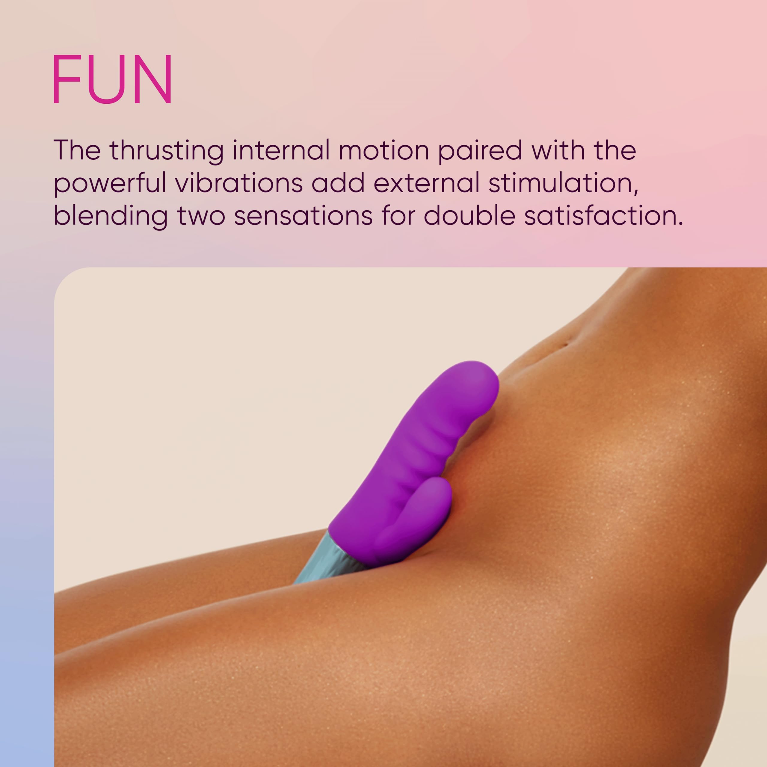 Premium Thrusting Rabbit Vibrator for Women - 7 Speeds & 3 Vibration Modes G-Spot Stimulator - Waterproof Silicone Adult Toy for Couples & Solo Play (Purple) - Perfect for Romantic Nights & Self-Care Moments