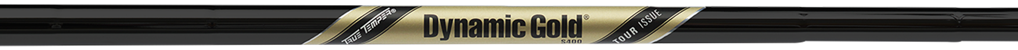True Temper Dynamic Gold S400 Black Steel Stiff Golf Shaft - High Performance Iron Shaft for Precision and Control | Perfect for Low Handicap Golfers on the Course