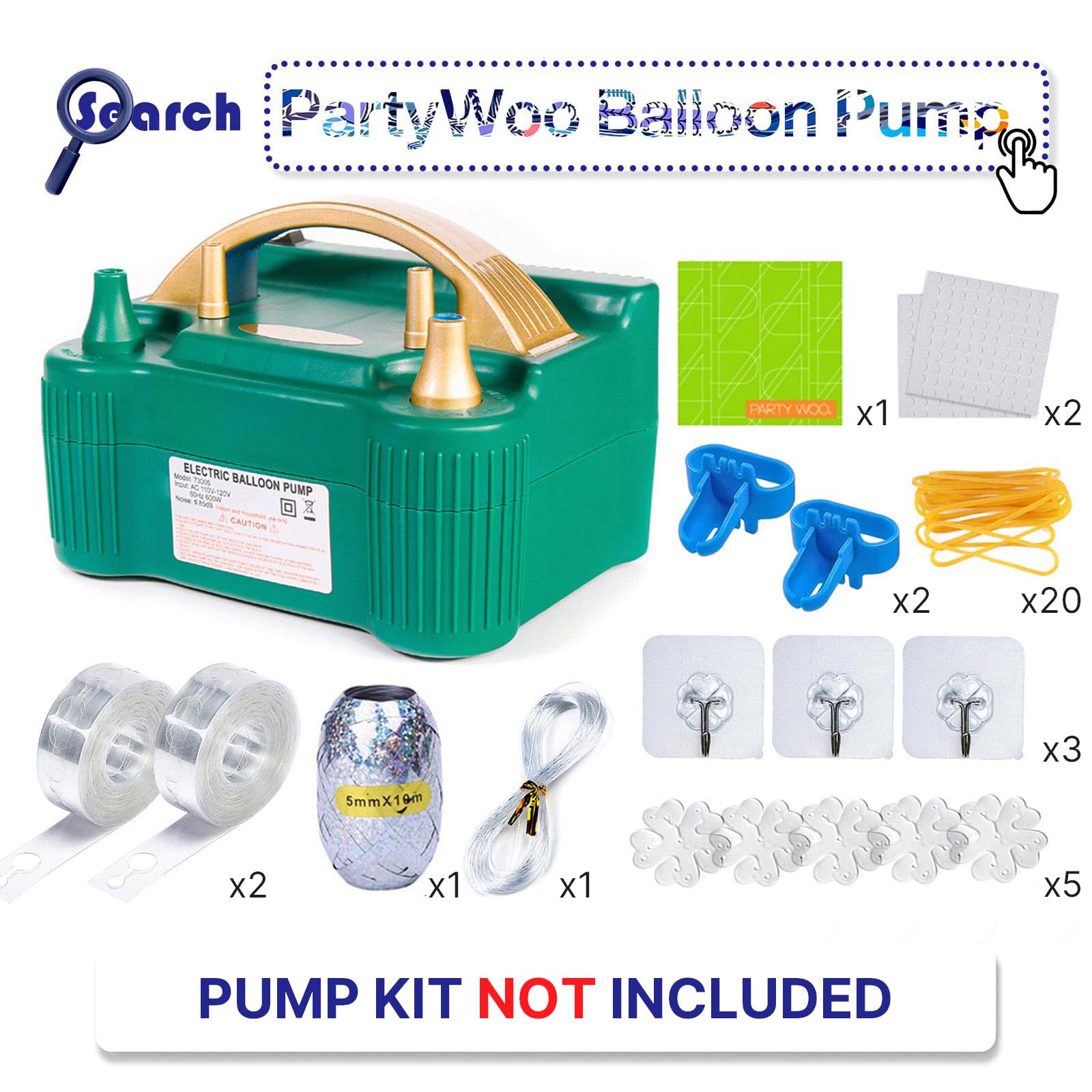 PartyWoo 100-Pack Matte Red Latex Balloons - 36
