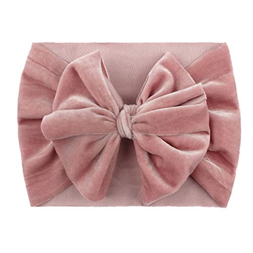 **Baby Headbands for Girls - Soft Solid Hair Bows for Kids & Toddlers - Easter Headwear Accessories for Baby Care & Special Occasions**    Perfect for Easter, Birthday Parties, Photo Shoots, and Everyday Fashion!