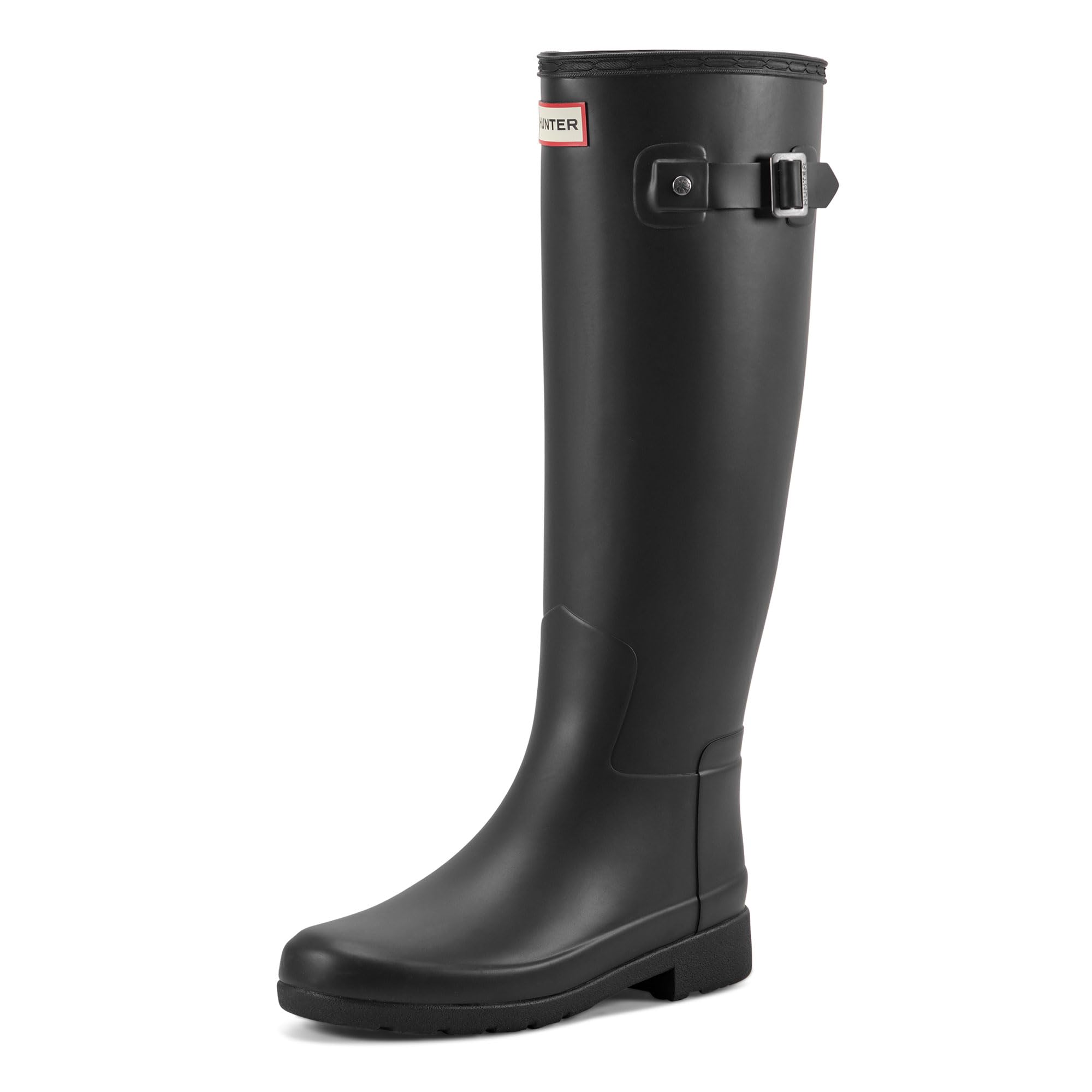 Hunter Women's Refined Tall Rain Boots - Waterproof Rubber Boots for Women, Fashionable & Comfortable Rain Shoes for Outdoor, Gardening, Hiking & Wet Weather