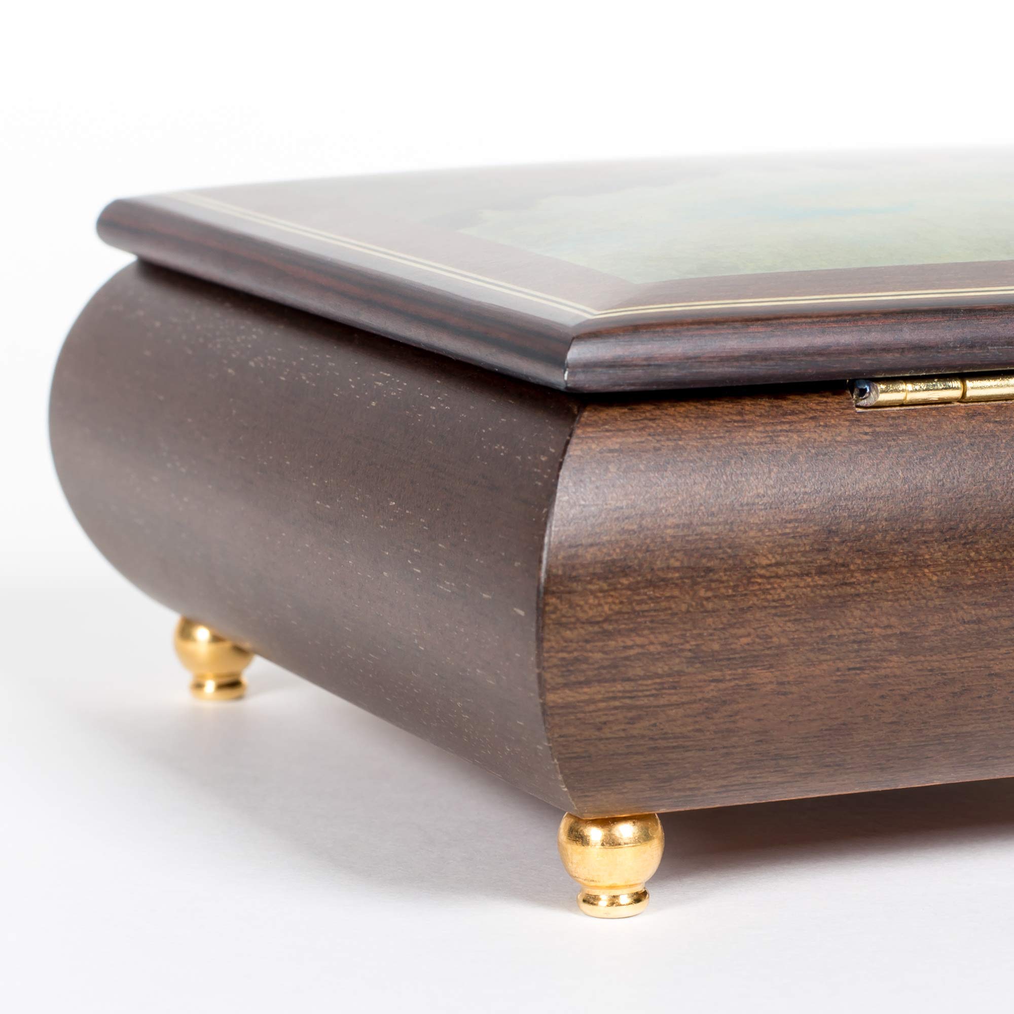Monet Poppy Field Art Music Box - Handcrafted Jewelry Box with Customizable Tunes | Perfect Gift for Art Lovers & Home Decor