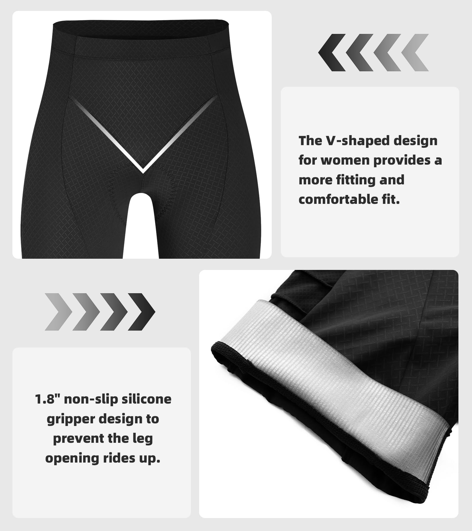 YKYWBIKE Women's 4D Padded Cycling Shorts - High Waist Tummy Control Bike Shorts for Gym Workout & Biking | Perfect for Road Cycling, Spinning Class & Outdoor Sports