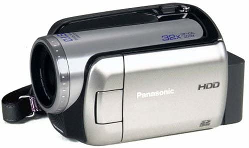 Panasonic SDR-H18 30GB HDD Camcorder with 32x Optical Zoom & Image Stabilization - Perfect for Travel Vlogging, Family Events, and HD Home Videos